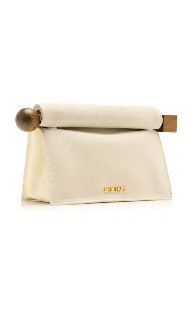 Jacquemus Rond Carre Cotton Clutch | Thumbnail 3 Jacquemus Rond Carre Cotton Clutch | Thumbnail 3