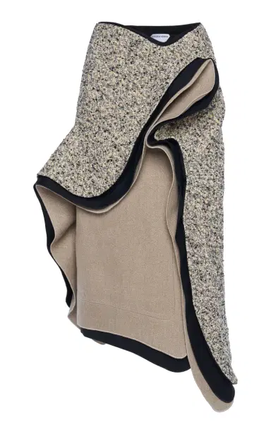 Bottega Veneta Layered Cotton-Blend Midi Skirt | Thumbnail 1 Bottega Veneta Layered Cotton-Blend Midi Skirt | Thumbnail 1