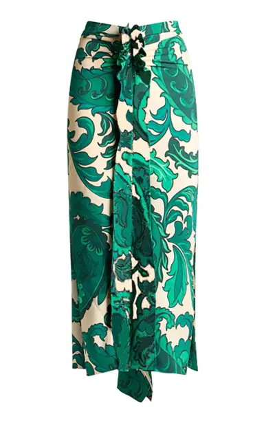 Etro Draped Jersey Midi Skirt | Thumbnail 1 Etro Draped Jersey Midi Skirt | Thumbnail 1