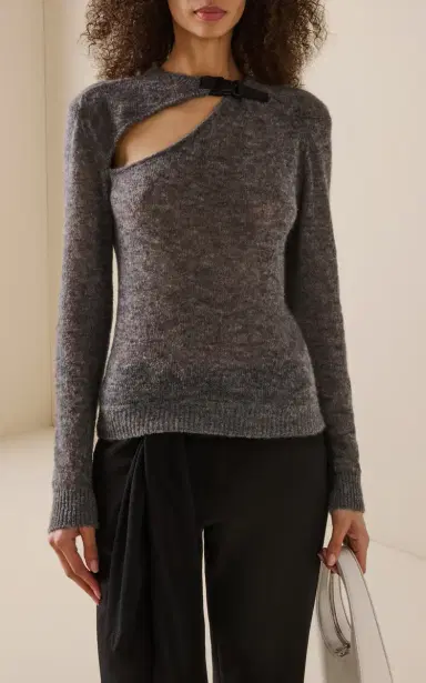 Coperni Buckled Cutout Sweater | Thumbnail 3 Coperni Buckled Cutout Sweater | Thumbnail 3
