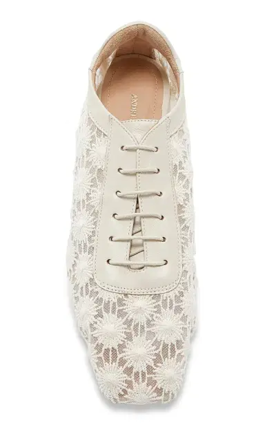Andrea Gomez Exclusive Antonia Lace Oxford Flats | Thumbnail 3 Andrea Gomez Exclusive Antonia Lace Oxford Flats | Thumbnail 3