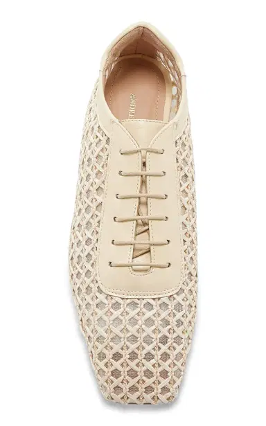 Andrea Gomez Exclusive Antonia Raffia Oxford Flats | Thumbnail 3 Andrea Gomez Exclusive Antonia Raffia Oxford Flats | Thumbnail 3