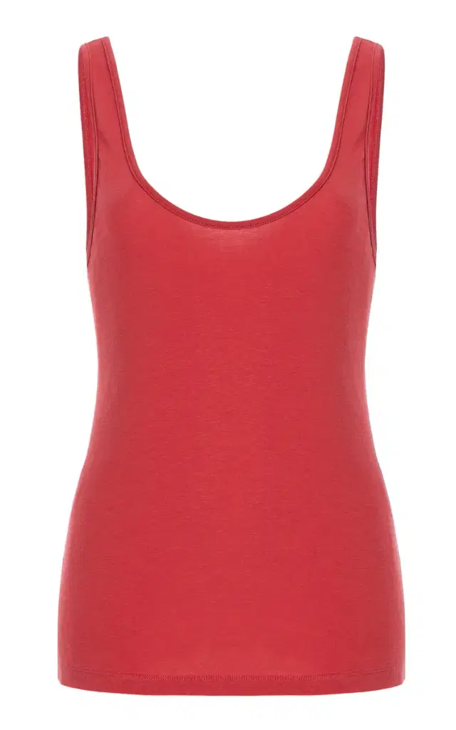 Slim Cotton-Blend Tank Top Slim Cotton-Blend Tank Top