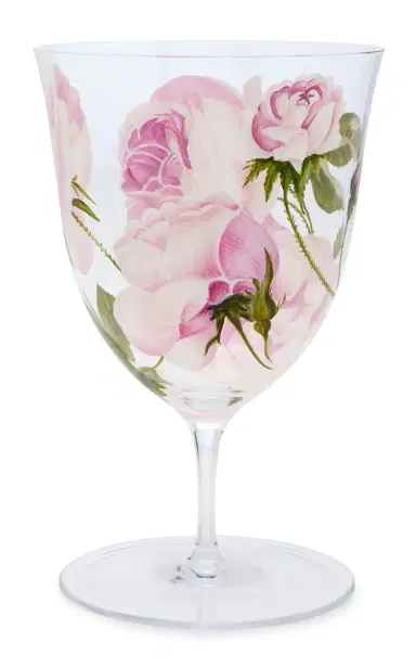 Giambattista Valli Home Painted Water Glass - Multi | Thumbnail 2 Giambattista Valli Home Painted Water Glass - Multi | Thumbnail 2