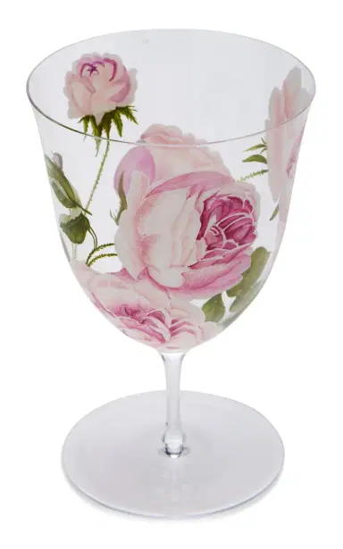 Giambattista Valli Home Painted Water Glass - Multi | Thumbnail 3 Giambattista Valli Home Painted Water Glass - Multi | Thumbnail 3