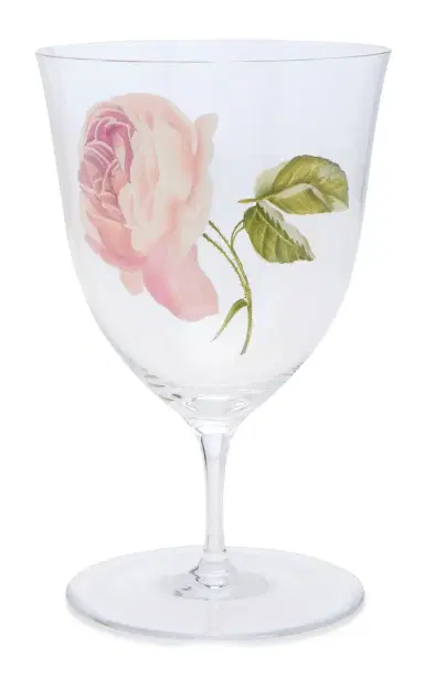 Giambattista Valli Home Painted Water Glass - Multi | Thumbnail 2 Giambattista Valli Home Painted Water Glass - Multi | Thumbnail 2
