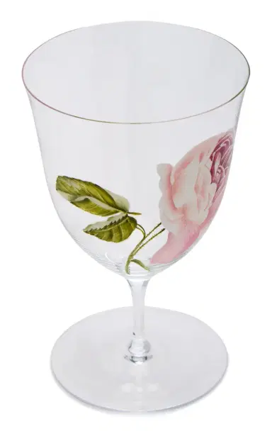 Giambattista Valli Home Painted Water Glass - Multi | Thumbnail 3 Giambattista Valli Home Painted Water Glass - Multi | Thumbnail 3