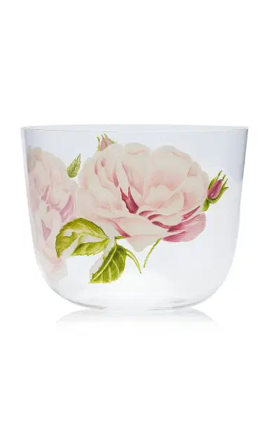 Giambattista Valli Home Painted Glass Water Tumbler - Multi | Thumbnail 2 Giambattista Valli Home Painted Glass Water Tumbler - Multi | Thumbnail 2