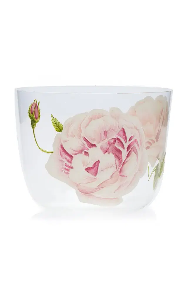Painted Glass Water Tumbler - Multi Painted Glass Water Tumbler - Multi