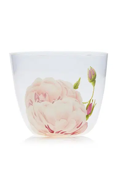 Giambattista Valli Home Painted Glass Water Tumbler - Multi | Thumbnail 3 Giambattista Valli Home Painted Glass Water Tumbler - Multi | Thumbnail 3