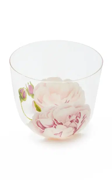 Giambattista Valli Home Painted Glass Water Tumbler - Multi | Thumbnail 4 Giambattista Valli Home Painted Glass Water Tumbler - Multi | Thumbnail 4