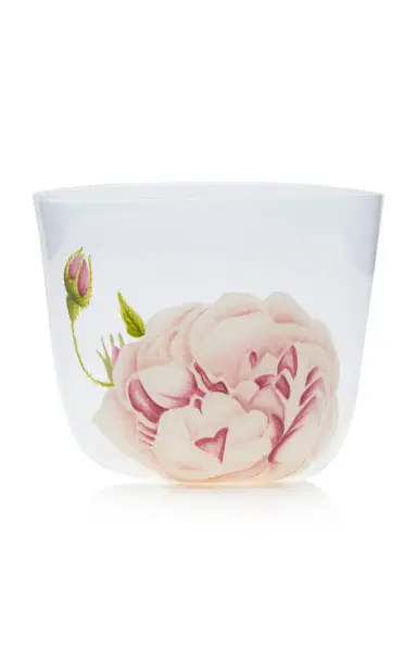 Giambattista Valli Home Painted Glass Water Tumbler - Multi | Thumbnail 5 Giambattista Valli Home Painted Glass Water Tumbler - Multi | Thumbnail 5