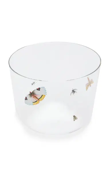 Giambattista Valli Home Painted Glass Water Tumbler - Multi | Thumbnail 3 Giambattista Valli Home Painted Glass Water Tumbler - Multi | Thumbnail 3