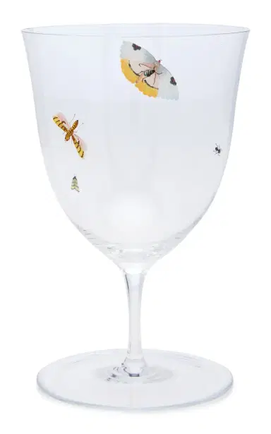 Giambattista Valli Home Painted Water Glass - Multi | Thumbnail 4 Giambattista Valli Home Painted Water Glass - Multi | Thumbnail 4