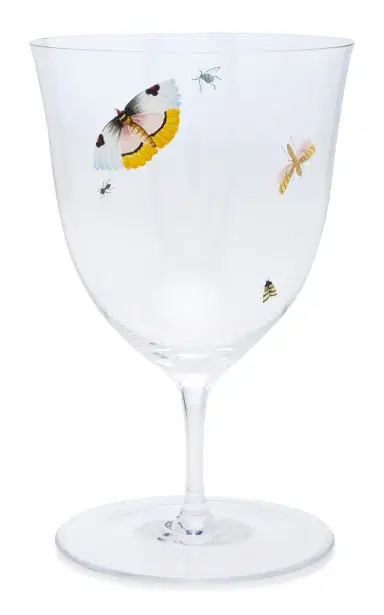 Giambattista Valli Home Painted Water Glass - Multi | Thumbnail 1 Giambattista Valli Home Painted Water Glass - Multi | Thumbnail 1