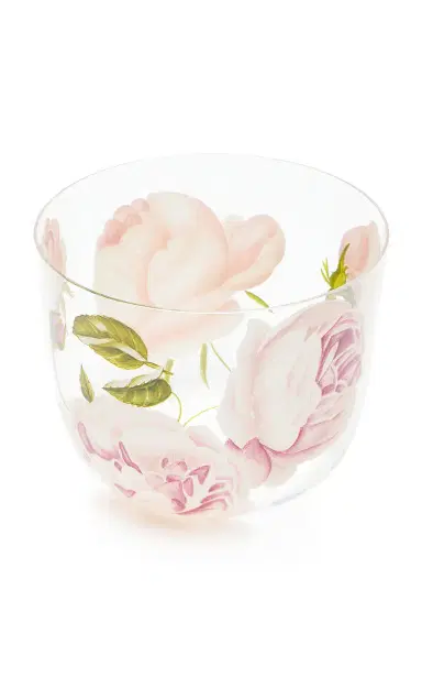 Giambattista Valli Home Painted Glass Water Tumbler - Multi | Thumbnail 4 Giambattista Valli Home Painted Glass Water Tumbler - Multi | Thumbnail 4