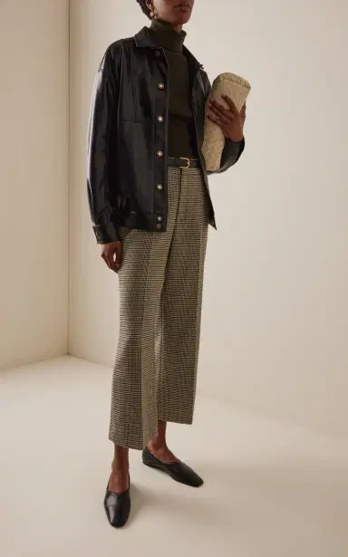 Favorite Daughter Cropped Houndstooth Fiona Trousers | Thumbnail 2 Favorite Daughter Cropped Houndstooth Fiona Trousers | Thumbnail 2