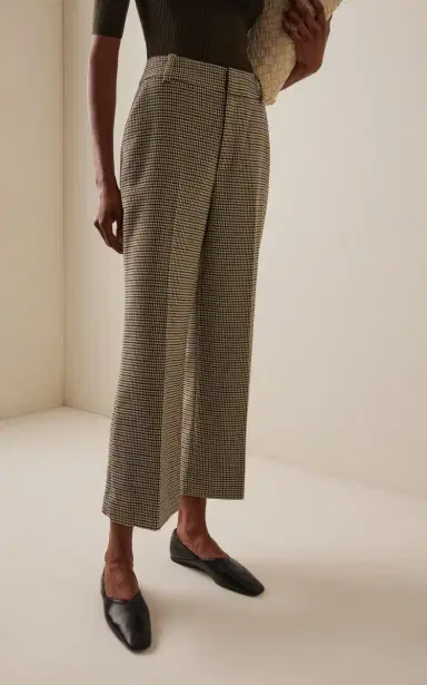 Favorite Daughter Cropped Houndstooth Fiona Trousers | Thumbnail 3 Favorite Daughter Cropped Houndstooth Fiona Trousers | Thumbnail 3