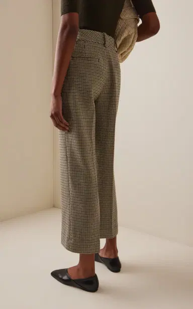 Favorite Daughter Cropped Houndstooth Fiona Trousers | Thumbnail 4 Favorite Daughter Cropped Houndstooth Fiona Trousers | Thumbnail 4