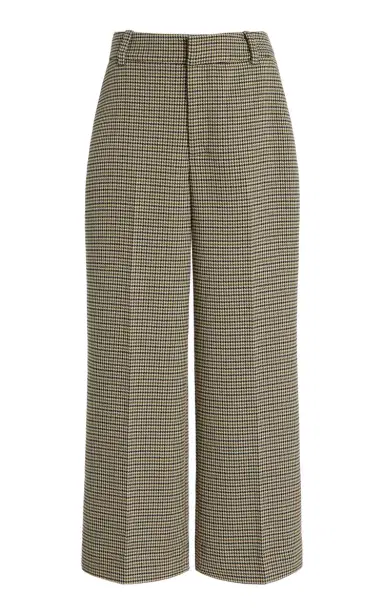 Favorite Daughter Cropped Houndstooth Fiona Trousers | Thumbnail 1 Favorite Daughter Cropped Houndstooth Fiona Trousers | Thumbnail 1