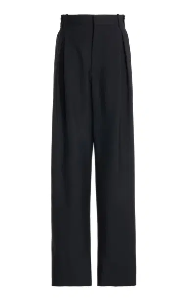 Bottega Veneta Pleated Cotton Wide-Leg Pants | Thumbnail 1 Bottega Veneta Pleated Cotton Wide-Leg Pants | Thumbnail 1