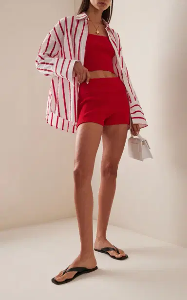 ELCE Exclusive Sol Ribbed-Knit Shorts | Thumbnail 2 ELCE Exclusive Sol Ribbed-Knit Shorts | Thumbnail 2