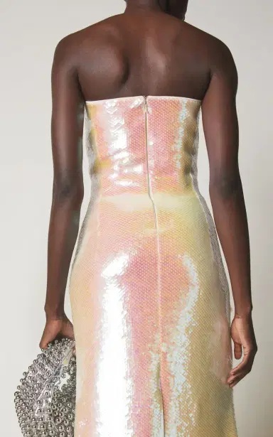 Bottega Veneta Sequin Bustier Midi Dress | Thumbnail 4 Bottega Veneta Sequin Bustier Midi Dress | Thumbnail 4