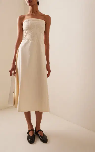 Marlies Grace Exclusive Lou Cotton-Blend Midi Dress | Thumbnail 13 Marlies Grace Exclusive Lou Cotton-Blend Midi Dress | Thumbnail 13