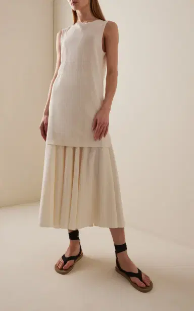 The Row Jaliah Cotton-Blend Knit Midi Skirt | Thumbnail 2 The Row Jaliah Cotton-Blend Knit Midi Skirt | Thumbnail 2