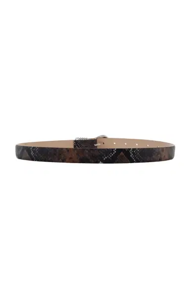Déhanche Hollyhock Snake-Effect Leather Belt | Thumbnail 3 Déhanche Hollyhock Snake-Effect Leather Belt | Thumbnail 3