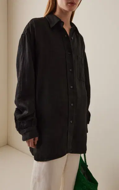 The Row Nesson Linen-Denim Shirt | Thumbnail 6 The Row Nesson Linen-Denim Shirt | Thumbnail 6