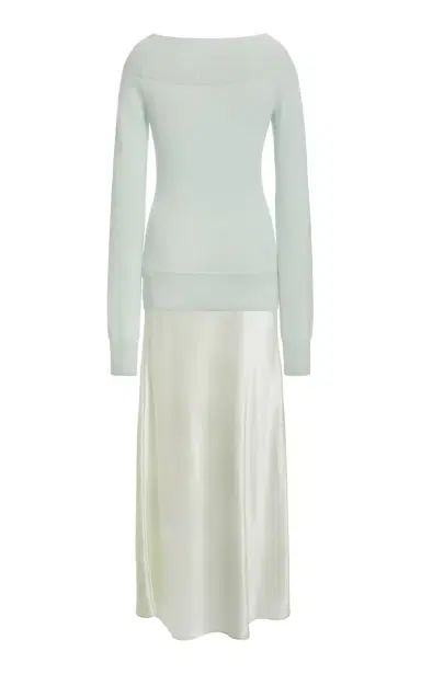 Christopher Esber Hybrid Cashmere-Silk Maxi Dress | Thumbnail 15 Christopher Esber Hybrid Cashmere-Silk Maxi Dress | Thumbnail 15