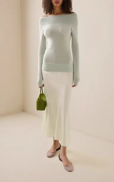 Christopher Esber Hybrid Cashmere-Silk Maxi Dress | Thumbnail 17 Christopher Esber Hybrid Cashmere-Silk Maxi Dress | Thumbnail 17
