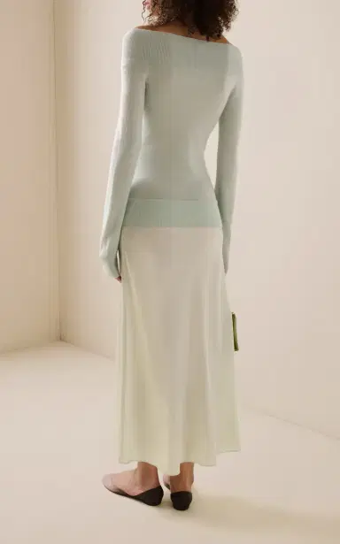 Christopher Esber Hybrid Cashmere-Silk Maxi Dress | Thumbnail 9 Christopher Esber Hybrid Cashmere-Silk Maxi Dress | Thumbnail 9