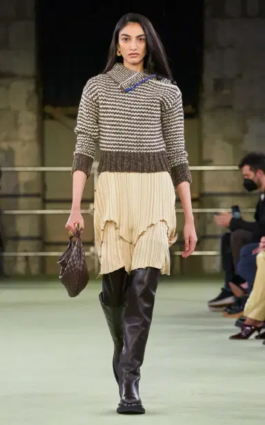 Bottega Veneta Wool Zigzag Sweater | Thumbnail 1 Bottega Veneta Wool Zigzag Sweater | Thumbnail 1