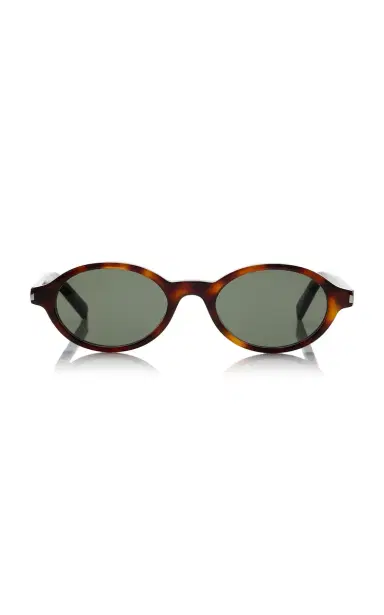 Saint Laurent Jeanne Round-Frame Acetate Sunglasses | Thumbnail 1 Saint Laurent Jeanne Round-Frame Acetate Sunglasses | Thumbnail 1
