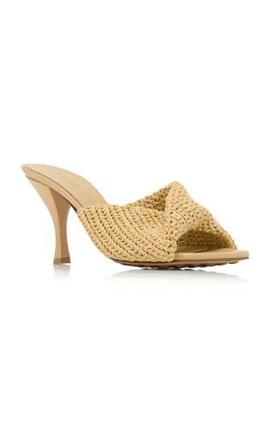Bottega Veneta Blink Crocheted Raffia Mules | Thumbnail 6 Bottega Veneta Blink Crocheted Raffia Mules | Thumbnail 6