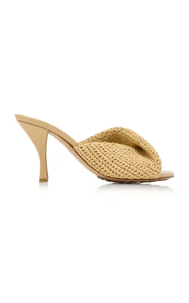 Bottega Veneta Blink Crocheted Raffia Mules | Thumbnail 1 Bottega Veneta Blink Crocheted Raffia Mules | Thumbnail 1
