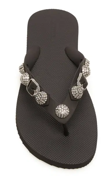 Balenciaga Cagole Rubber Thong Sandals | Thumbnail 4 Balenciaga Cagole Rubber Thong Sandals | Thumbnail 4
