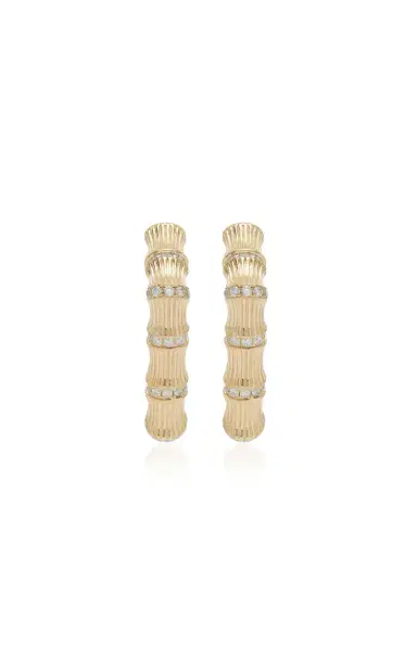 Yvonne Léon Bamboo Earrings | Thumbnail 1 Yvonne Léon Bamboo Earrings | Thumbnail 1