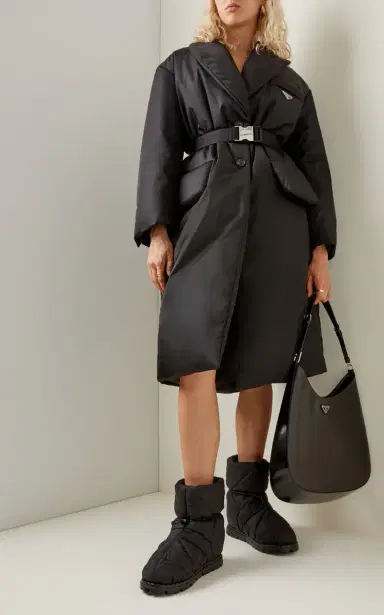 Prada Down-Quilted Nylon Ankle Boots | Thumbnail 2 Prada Down-Quilted Nylon Ankle Boots | Thumbnail 2