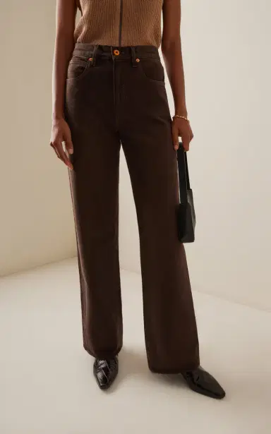SLVRLAKE Grace Rigid High-Rise Wide-Leg Jeans | Thumbnail 3 SLVRLAKE Grace Rigid High-Rise Wide-Leg Jeans | Thumbnail 3