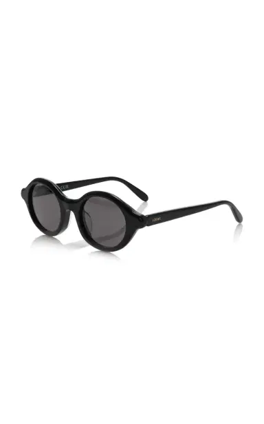 Loewe Epsilon Slim Round-Frame Acetate Sunglasses | Thumbnail 3 Loewe Epsilon Slim Round-Frame Acetate Sunglasses | Thumbnail 3