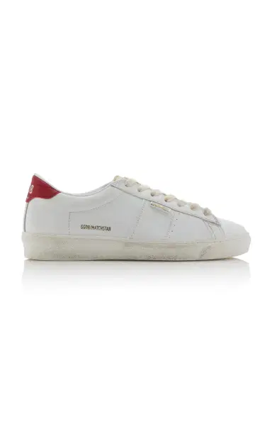Golden Goose Matchstar Leather Sneakers | Thumbnail 1 Golden Goose Matchstar Leather Sneakers | Thumbnail 1