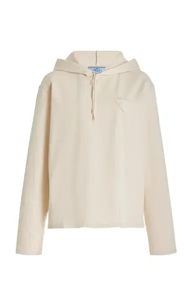 Prada Hooded Cotton Sweatshirt | Thumbnail 6 Prada Hooded Cotton Sweatshirt | Thumbnail 6