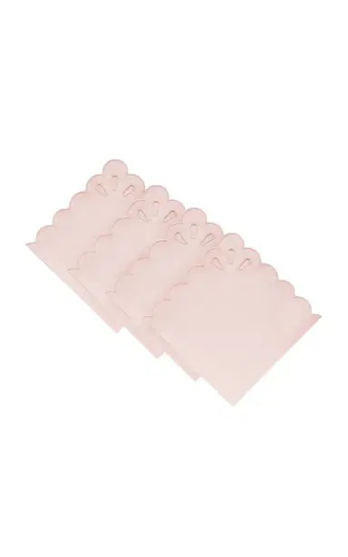 Moda Domus Set-of-Four Handcrafted Linen Napkins - Blue | Thumbnail 3 Moda Domus Set-of-Four Handcrafted Linen Napkins - Blue | Thumbnail 3