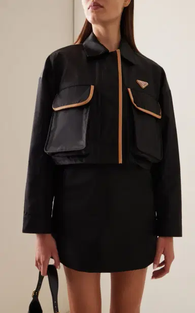 Prada Re-Nylon Utility Jacket | Thumbnail 2 Prada Re-Nylon Utility Jacket | Thumbnail 2