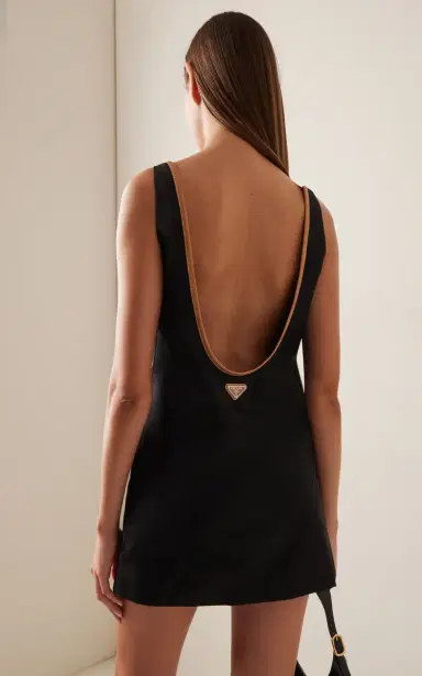 Prada Re-Nylon Mini Dress | Thumbnail 4 Prada Re-Nylon Mini Dress | Thumbnail 4