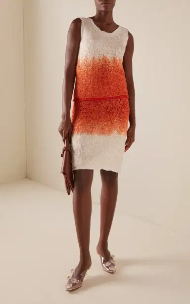 Bottega Veneta Lightweight Wool Silk Overdye Knit Tank Top | Thumbnail 3 Bottega Veneta Lightweight Wool Silk Overdye Knit Tank Top | Thumbnail 3