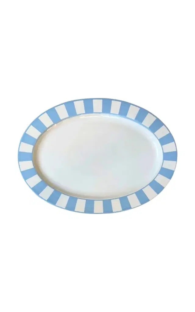 Essential Stoneware Serving Plate - Turquoise Essential Stoneware Serving Plate - Turquoise